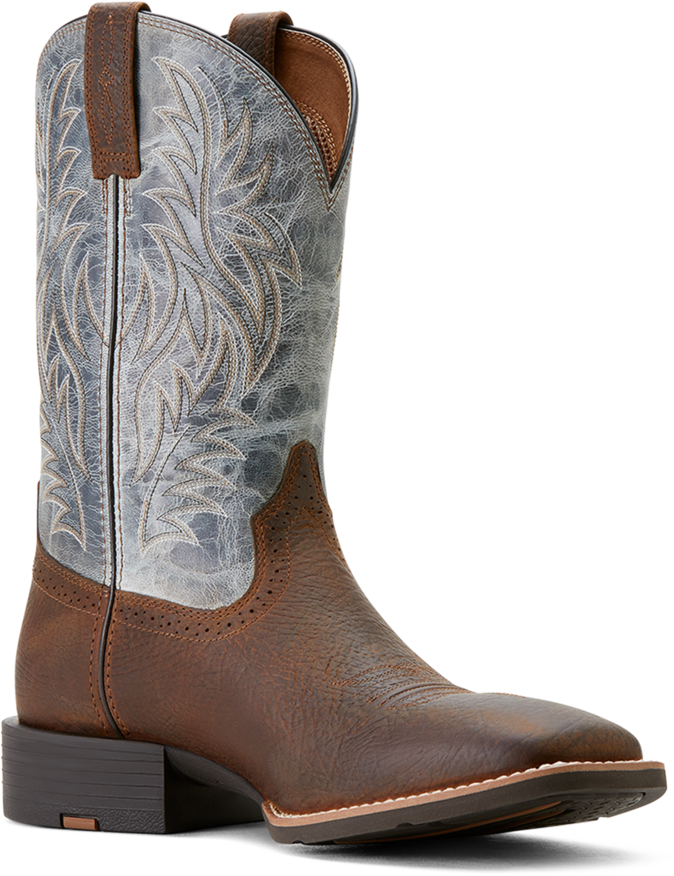 Ariat Men's Glacier Blue Sport Wide Square Toe Cowboy Boot