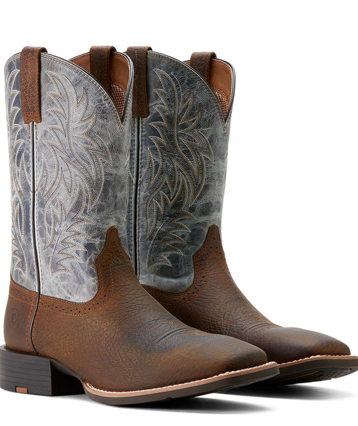 Ariat Men's Glacier Blue Sport Wide Square Toe Cowboy Boot