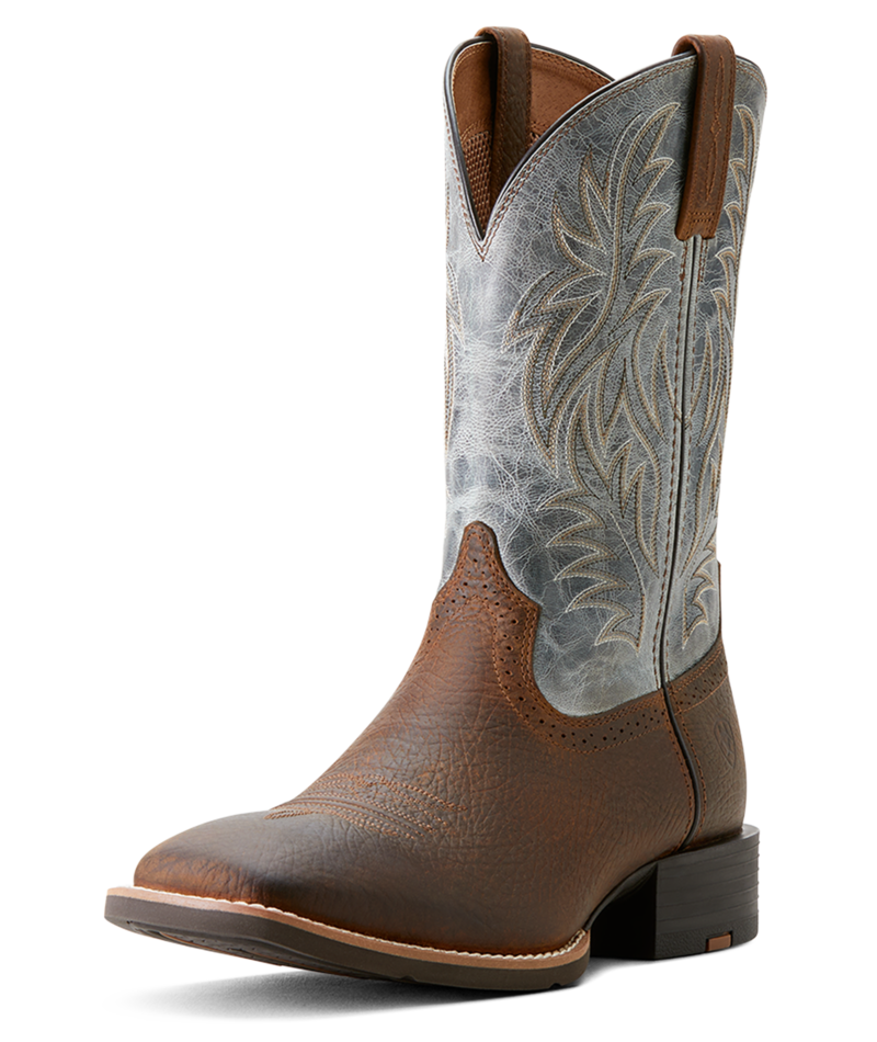 Ariat Men's Glacier Blue Sport Wide Square Toe Cowboy Boot