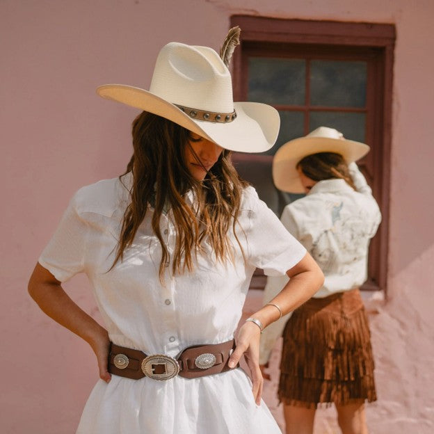 Stetson Natural Broken Bow Straw Hat