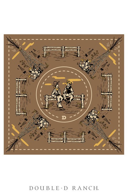 Double D Ranchwear Oil Camp Scarf