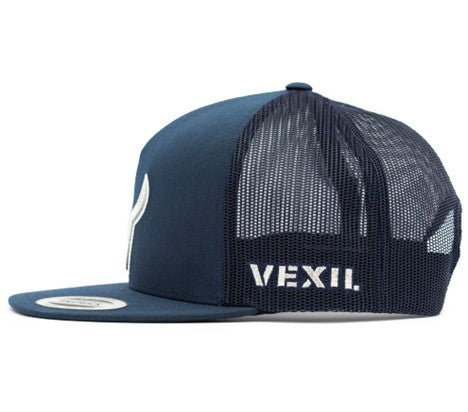 Vexil Silver Icon Navy Hat - West 20 Saddle Co.