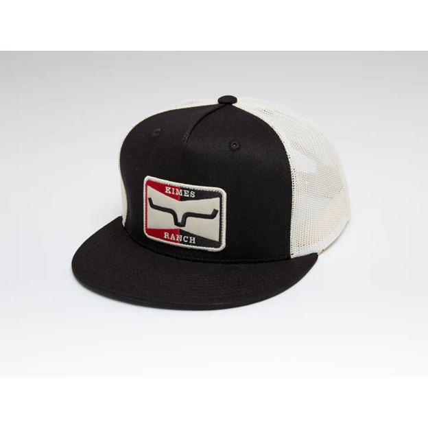 Kimes Ranch Sparky Black Trucker Hat