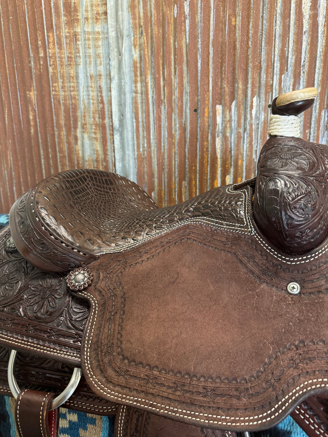 Scott Thomas Custom Exotic Gator Calf Roper