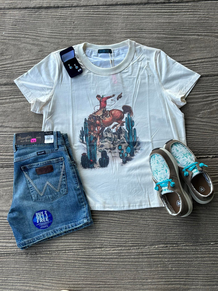 Fashion Express Women's Desert Bronc Tee