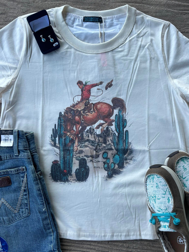 Fashion Express Women's Desert Bronc Tee