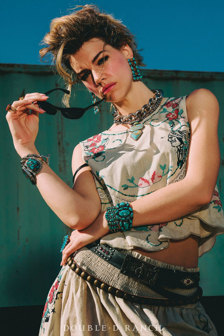 Double D Ranchwear Baby's Breath Roadside Relics Top