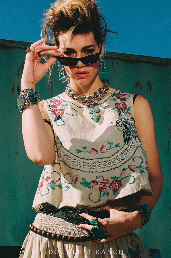 Double D Ranchwear Baby's Breath Roadside Relics Top