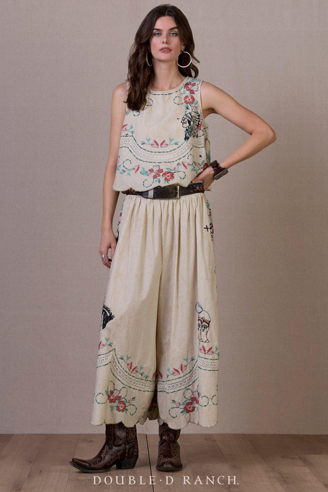 Double D Ranchwear Baby's Breath Roadside Relics Top