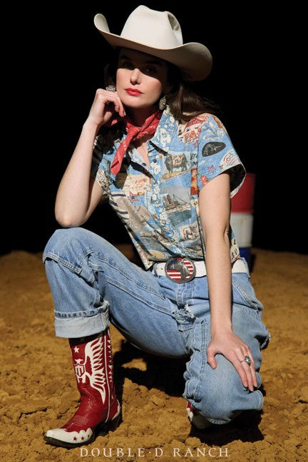 Double D Ranchwear Sea to Shining Sea Top