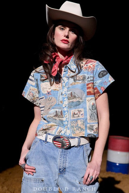 Double D Ranchwear Sea to Shining Sea Top
