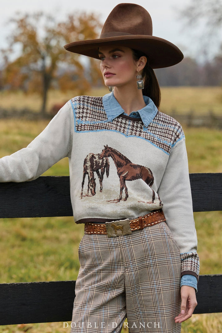 Double D Ranchwear Horsiculture Sweater