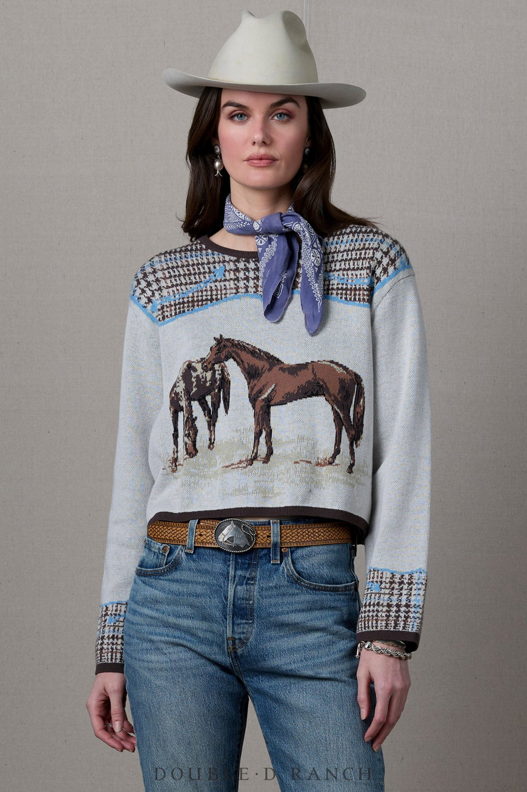 Double D Ranchwear Horsiculture Sweater