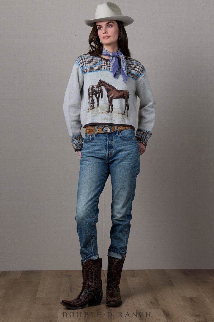 Double D Ranchwear Horsiculture Sweater