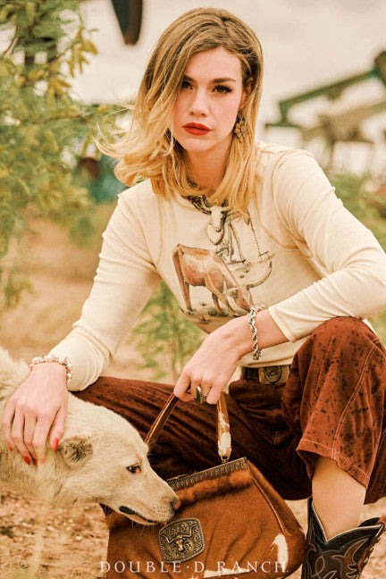 Double D Ranchwear Women's Cottonwood Seen in Texas Tee