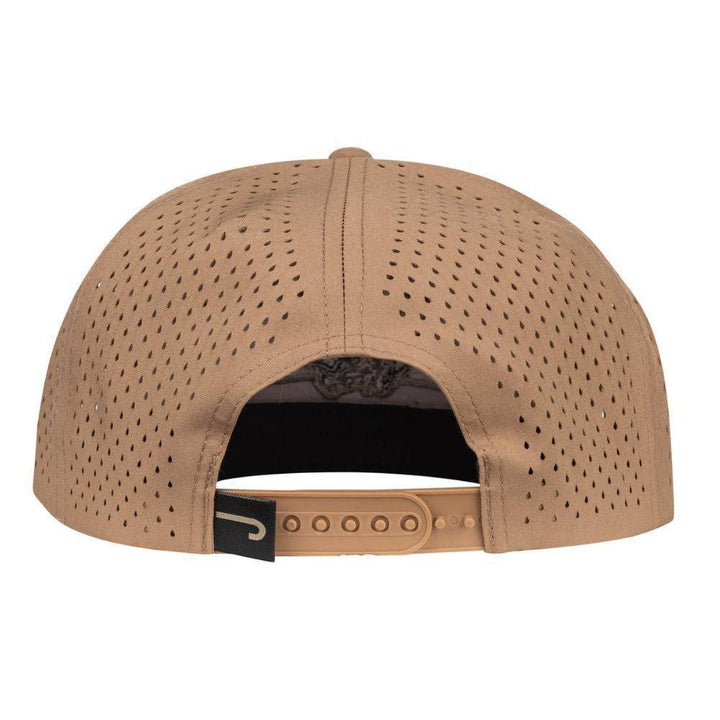 Lazy J Ranch Tan Diamond Banner Performance Classic Rope Trucker Hat