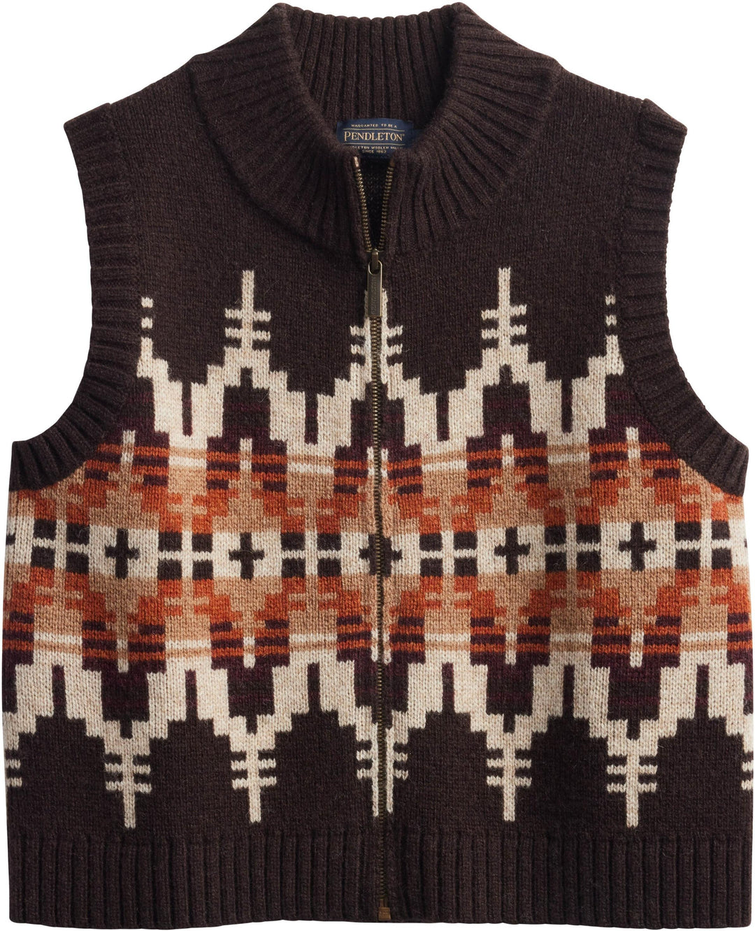 Pendleton Women's Chocolate Shetland Collection Vest