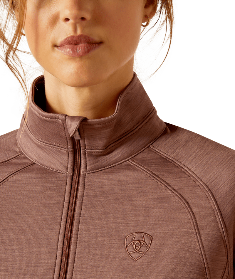 Ariat Women's Twilight Mauve Tek Team 1/2 Zip Sweatshirt