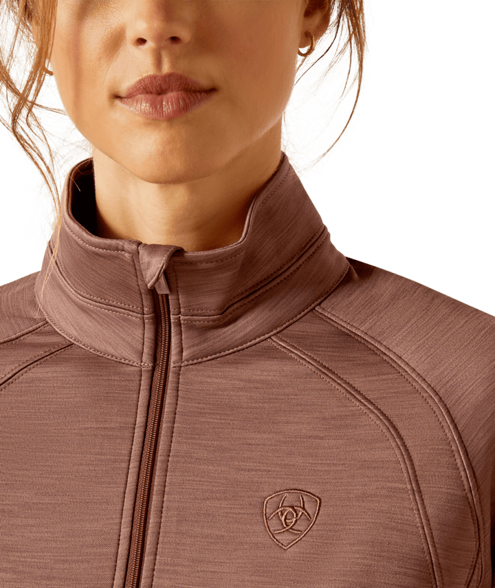 Ariat Women's Twilight Mauve Tek Team 1/2 Zip Sweatshirt