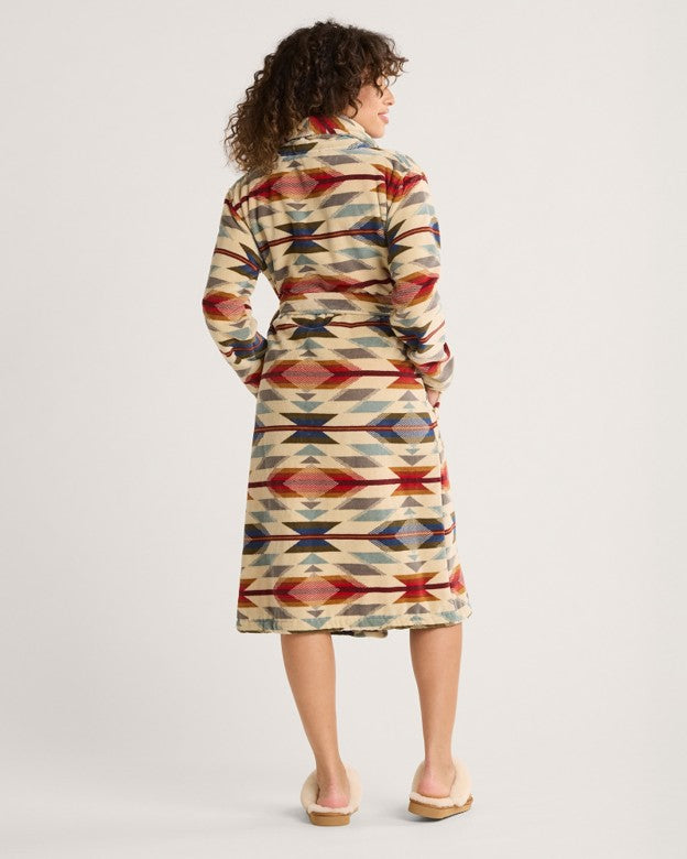 Pendleton Women's Oatmeal Wyeth Trail Cotton Terry Robe