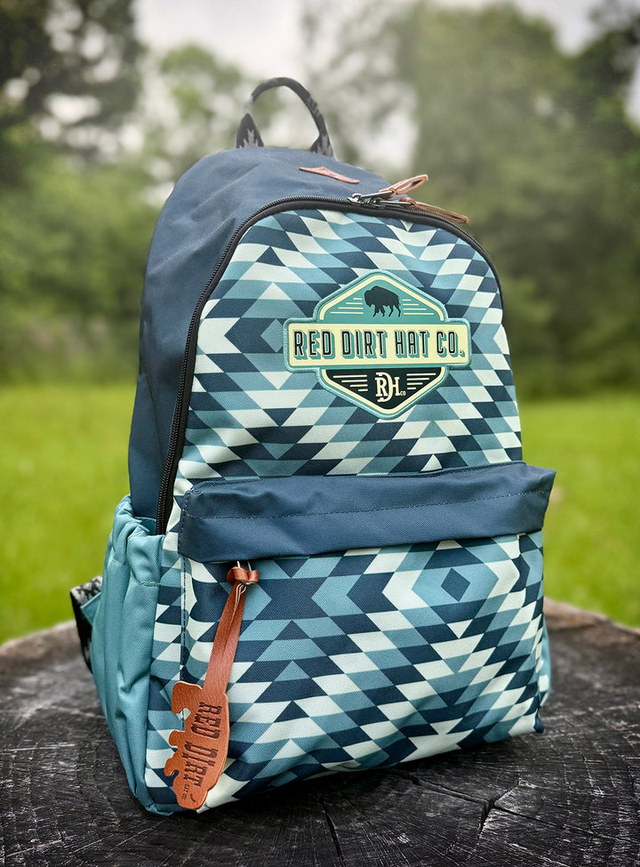 Red Dirt Hat Co Turquoise Aztec Backpack