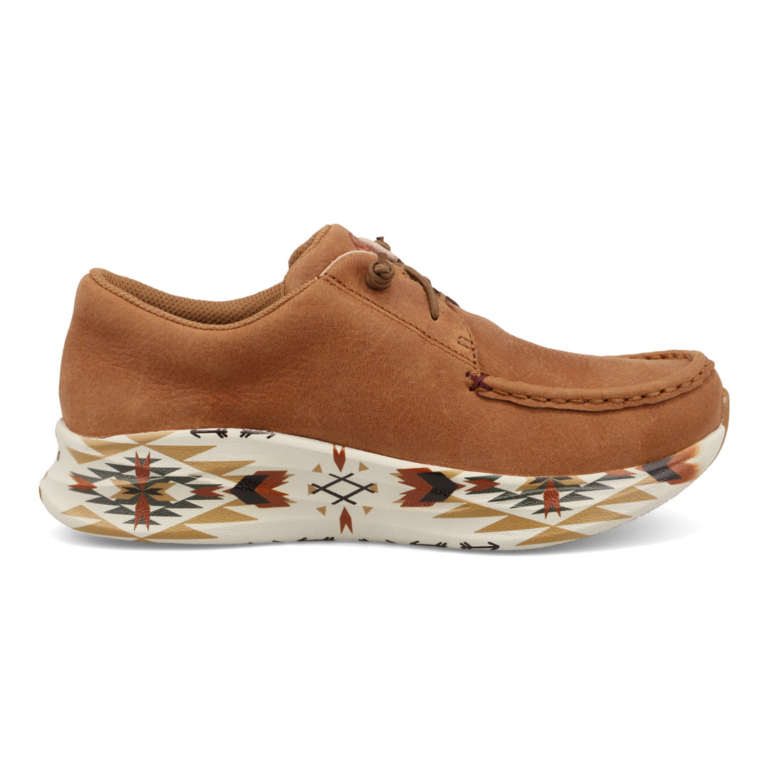 Twisted X Women's Hooey Caramel & Multi Feather X Shoe