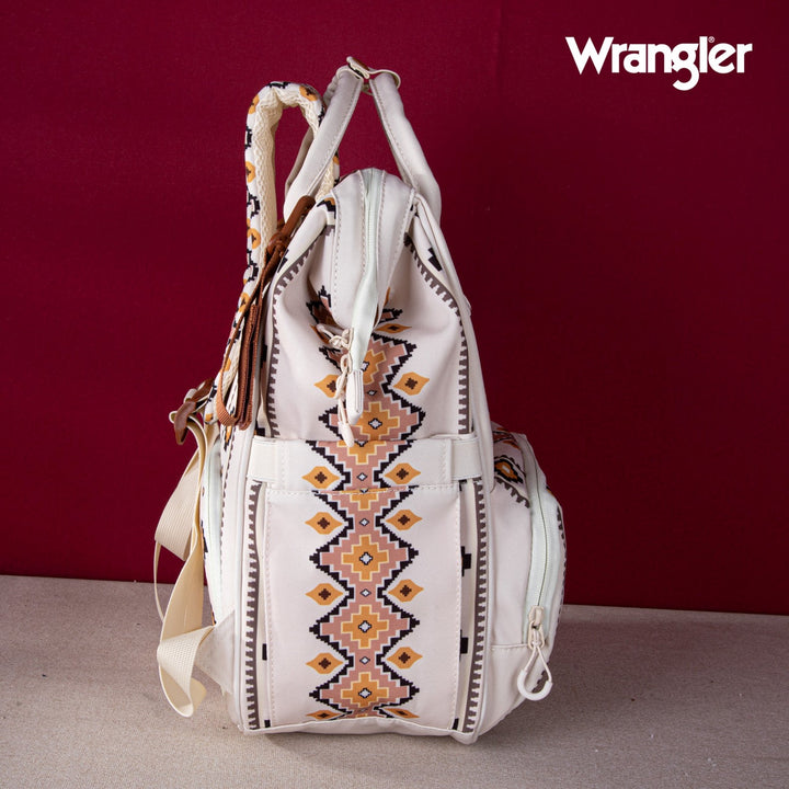 Wrangler Tan Aztec Printed Callie Backpack