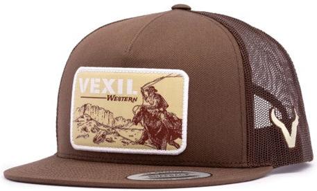 Vexil Western Cowboy Brown Ball Cap