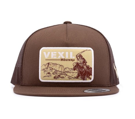 Vexil Western Cowboy Brown Ball Cap
