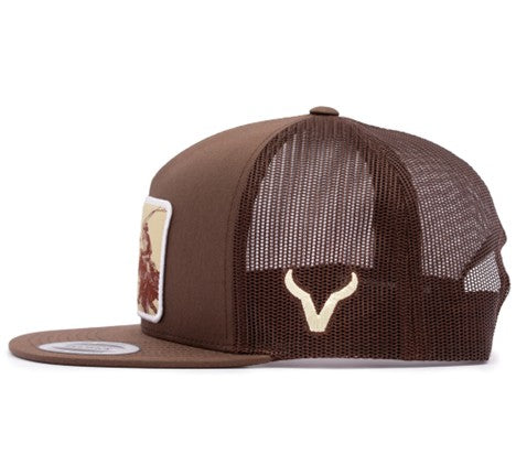 Vexil Western Cowboy Brown Ball Cap
