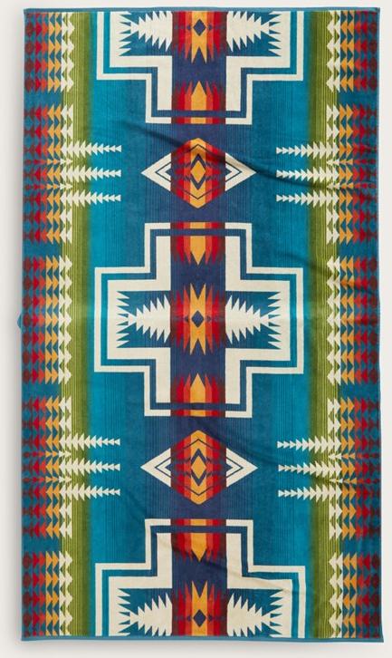Pendleton Royal Blue Century Harding Oversized Spa Towel