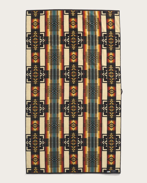 Pendleton Black Chief Joseph Oversized Spa Towel
