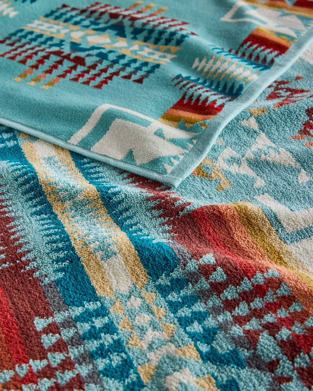 Pendleton Aqua Chief Joseph Towel Collection - West 20 Saddle Co.