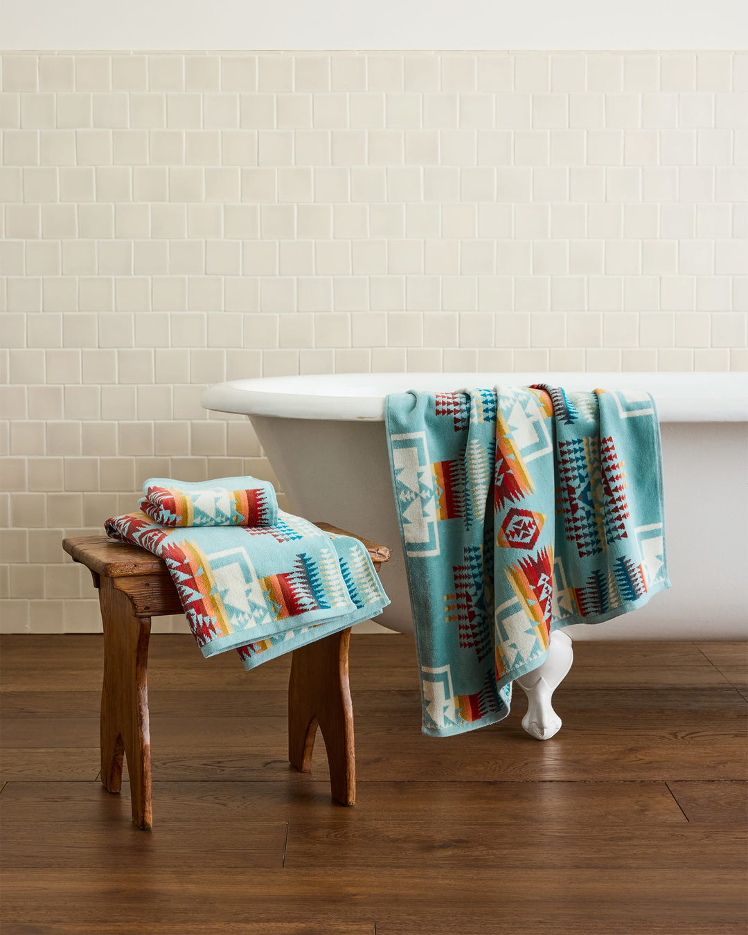 Pendleton Aqua Chief Joseph Towel Collection - West 20 Saddle Co.