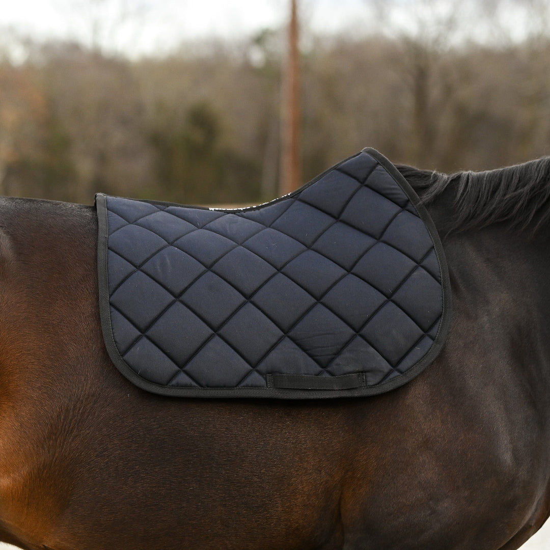 Dreamers & Schemers Black English Saddle Pad