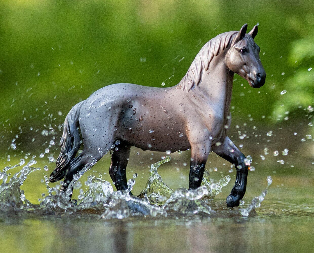 Breyer Horse Blue Roan Brabant