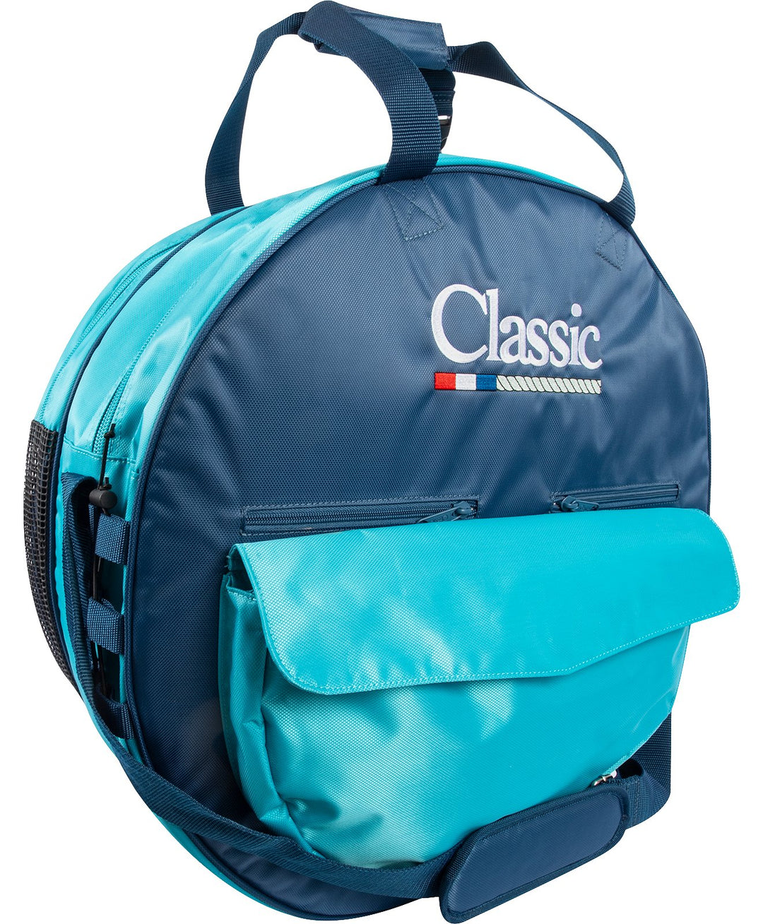 Classic Rope Navy and Aqua Deluxe Rope Bag