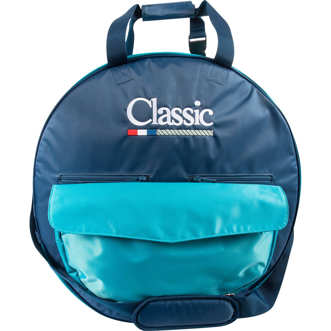 Classic Rope Navy and Aqua Deluxe Rope Bag
