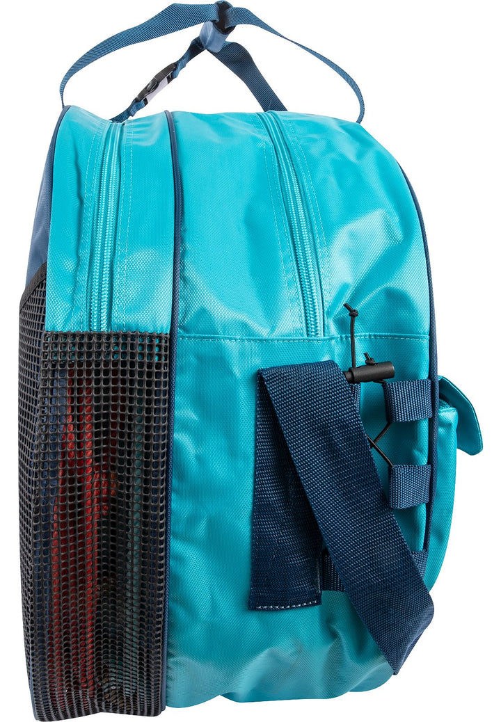 Classic Rope Navy and Aqua Deluxe Rope Bag