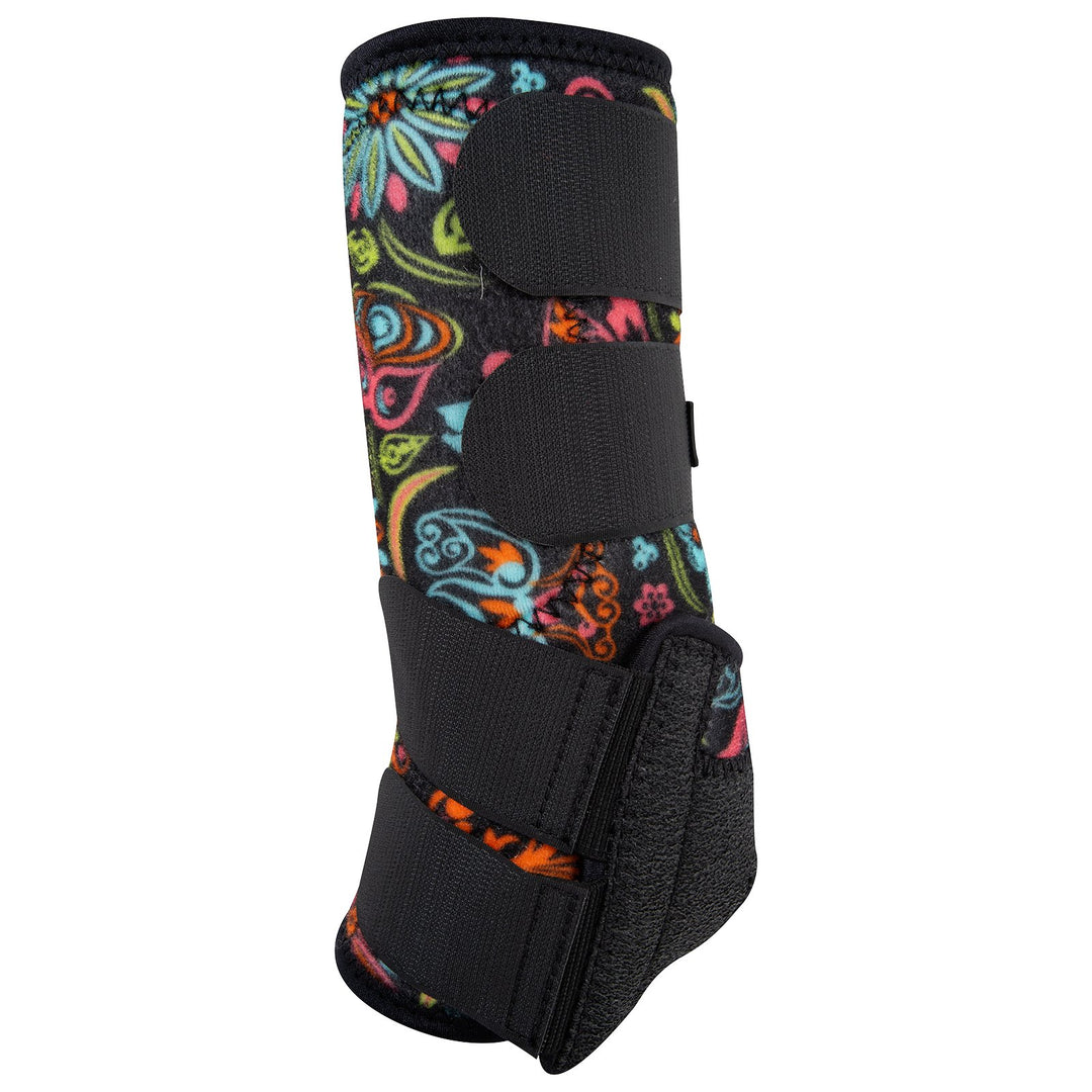 Classic Equine Full Set Legacy2 Support Boots-Neon Flower