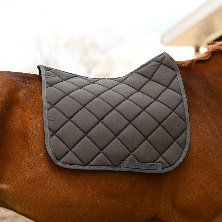 Dreamers & Schemers Dark Gray English Saddle Pad