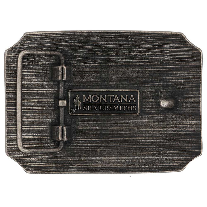 Montana Silversmiths Broncs and Tonks Attitude Belt Buckle