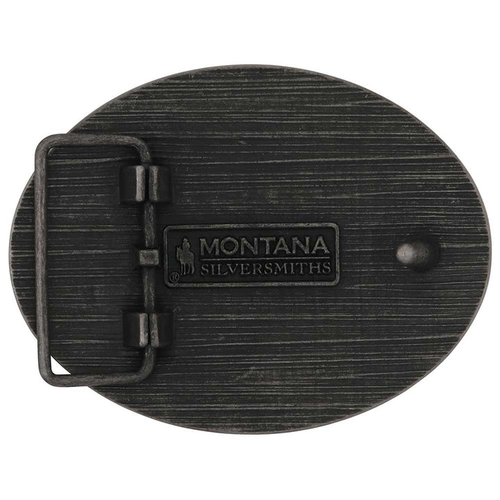 Montana Silversmiths Land and Cattle Whiskey Ranch Belt Buckle