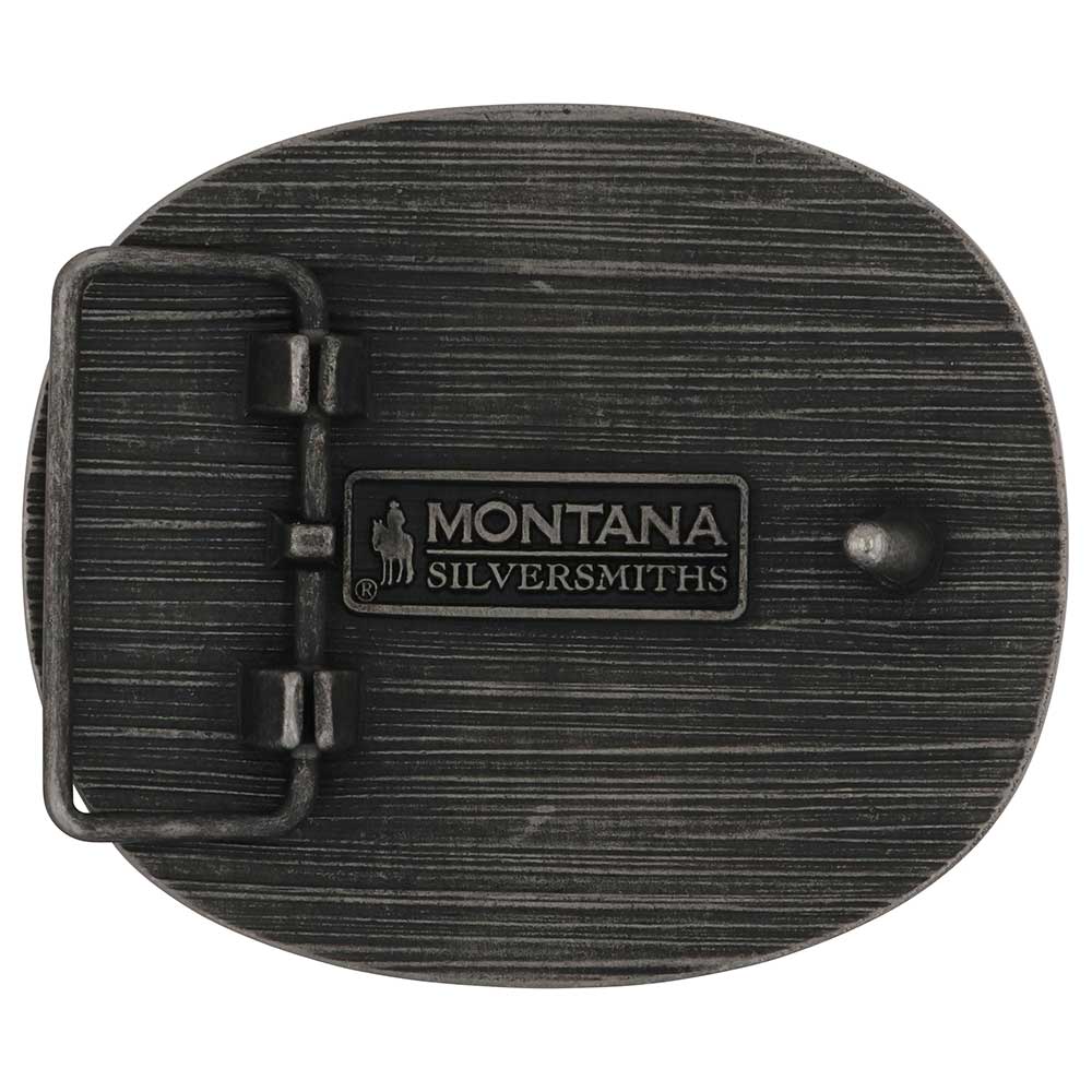 Montana Silversmiths Keep It Old School Whiskey Bent Belt Buckle