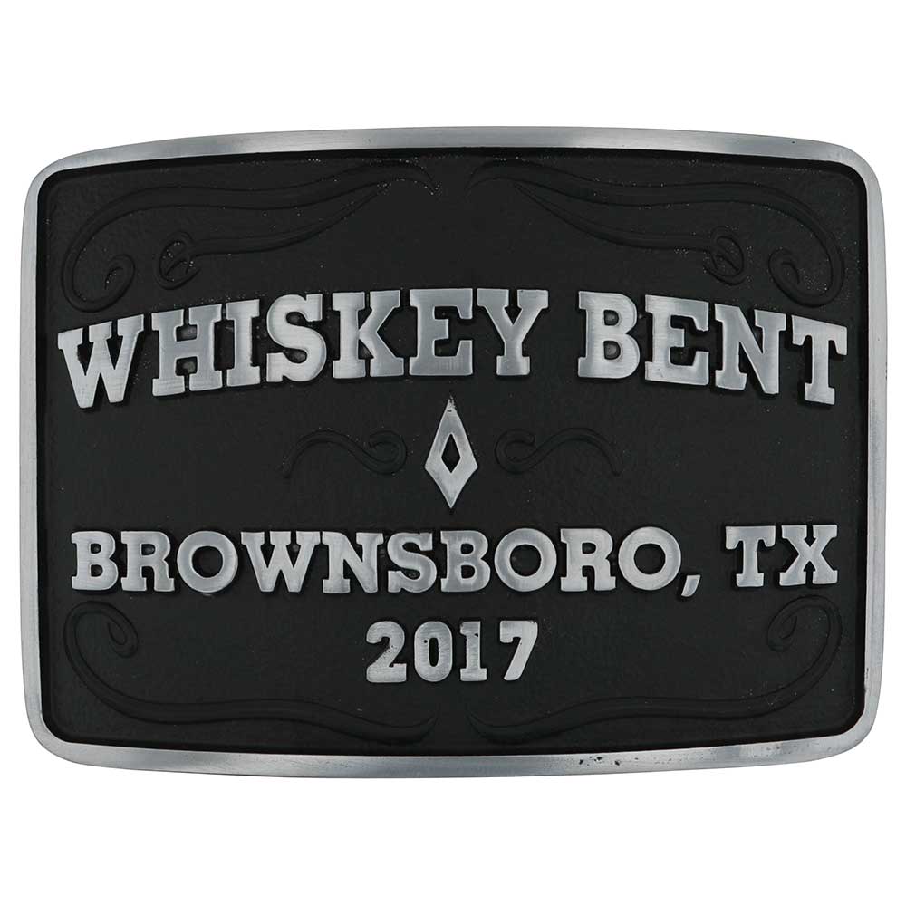 Montana Silversmiths Brownsboro Whiskey Bent Belt Buckle