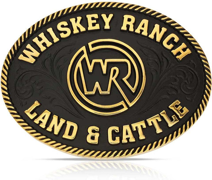 Montana Silversmiths Classic Whiskey Ranch Attitude Buckle