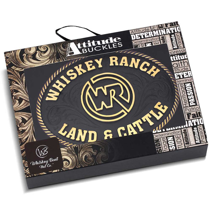 Montana Silversmiths Classic Whiskey Ranch Attitude Buckle