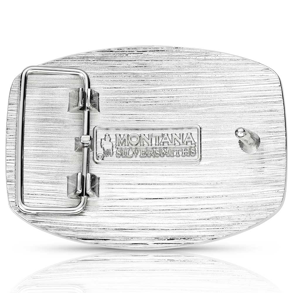 Montana Silversmiths Retro Rodeo Time Attitude Buckle
