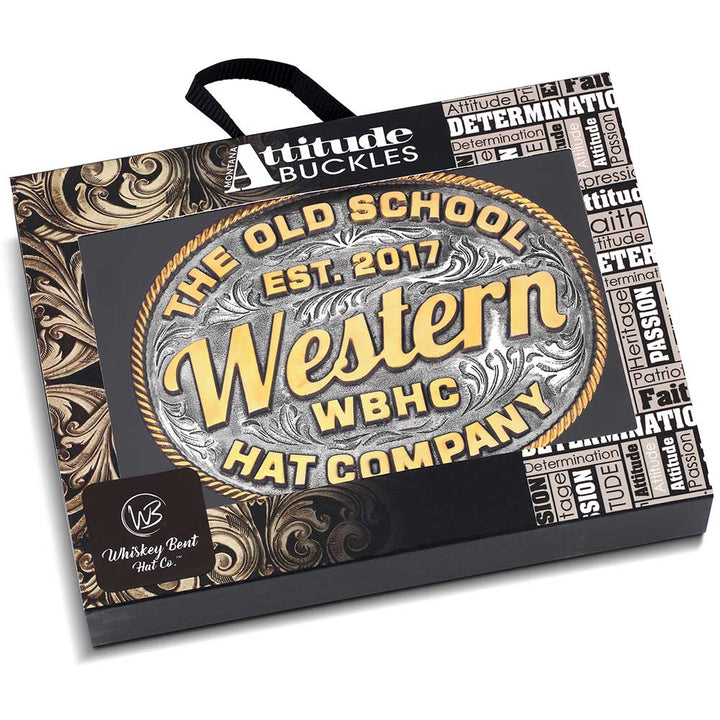 Montana Silversmiths Western Way Whiskey Bent Attitude Buckle