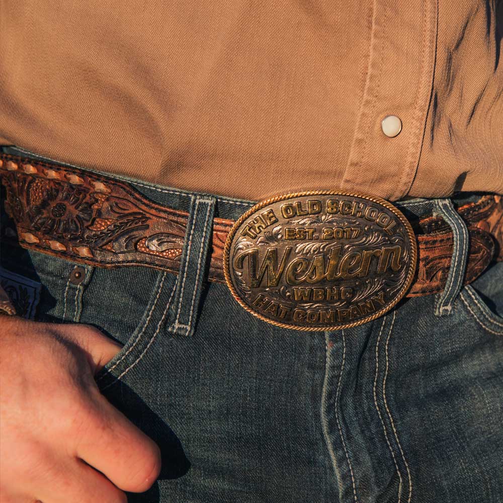 Montana Silversmiths Western Way Whiskey Bent Attitude Buckle